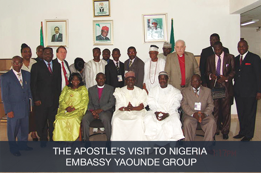 Apostle's visit to Nigerian Embassy